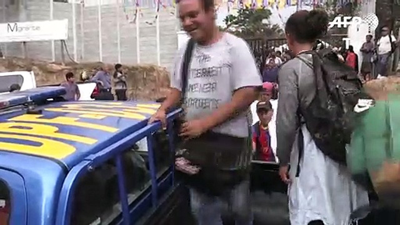 Ziel USA: Flüchtlinge aus Honduras in Guatemala