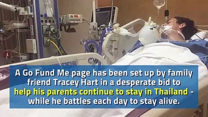 Appeal to help parents of Thornton man fighting for life in Thailand with collapsed lungs