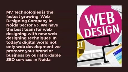 web designing company in noida sector 63