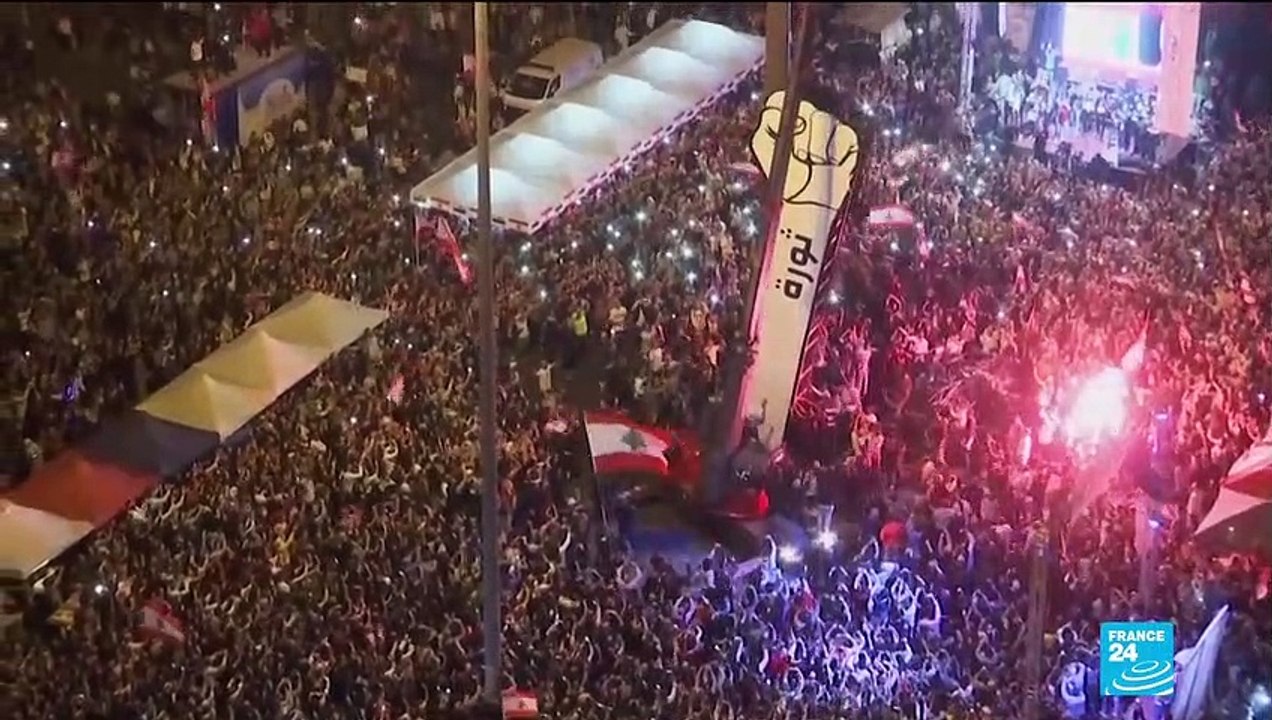 Over one hundred people detained in Lebanese protests