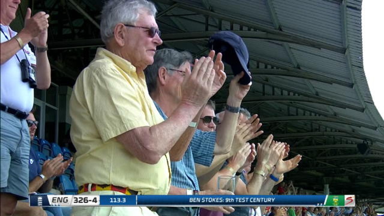 Stokes hits ninth Test century for England