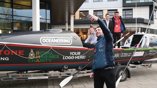 Ocean Revival 2020 visit Burnley College to teach students about plastic waste