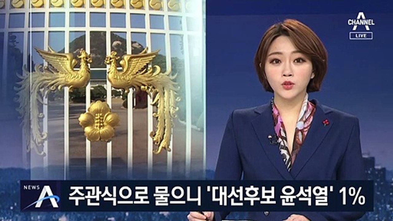 주관식으로 물으니 ‘대선후보 윤석열’ 1%…조국은 밀렸다