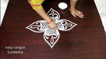 Beautiful freehand muggulu    latest designs with out dots    easy rangoli kolams