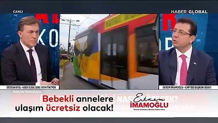 İmamoğlu Haber Global ekranında açıklamıştı! Ücretsiz ulaşımda yeni dönem