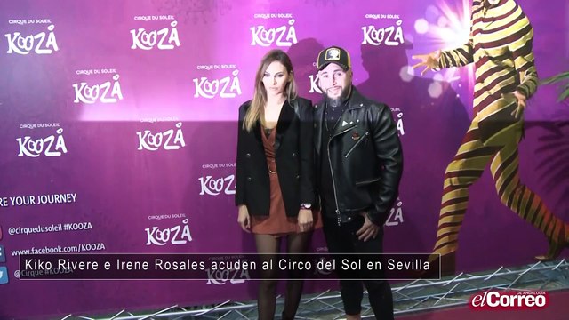 El Circo del Sol en Sevilla es punto de encuentro de caras conocidas como Kiko Rivera e Irene Rosales