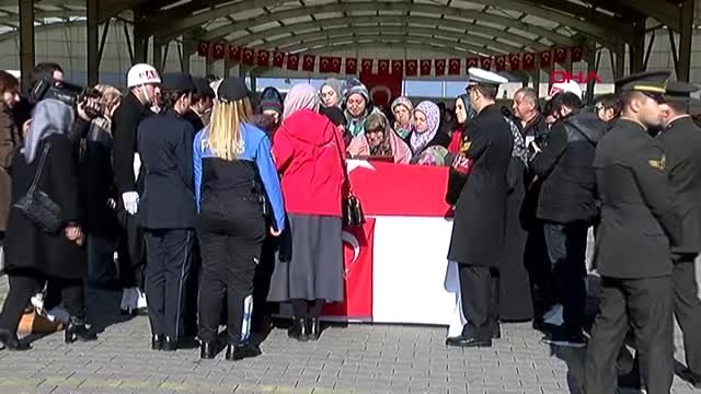 Zonguldak şehit piyade sözleşmeli er sait miyanyedi son yolculuğuna uğurlandı