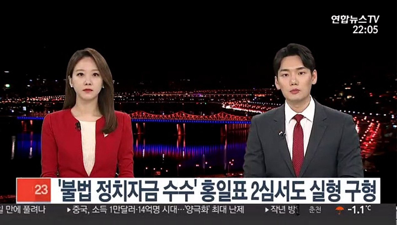 '불법 정치자금 수수' 홍일표 2심서도 실형 구형