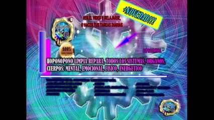 ✅POTENTE HOPONOPONO PURIFICADOR, LIMPIADOR, REPARADOR, SANADOR DE SISTEMAS, APARATOS, ORGANOS, CUERPOS; FÍSICO, MENTAL, EMOCIONAL, ENERGÉTICO ETC !!! SÚPER EFECTIVO !!! ✅
