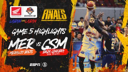 Highlights: G5: Meralco vs Ginebra | PBA Governors’ Cup 2019 Finals