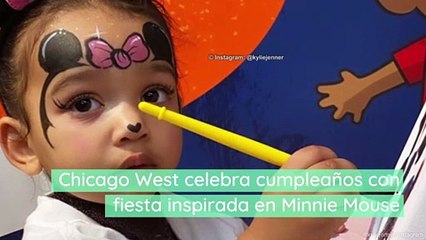 Chicago West celebra cumpleaños con fiesta inspirada en Minnie Mouse