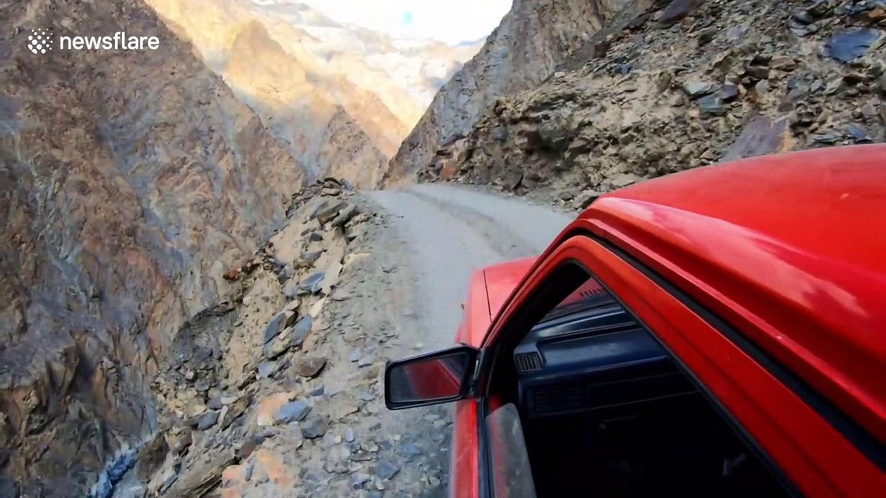 Fasten your seat belt! Driving Pakistan's most dangerous road is not for the faint-hearted