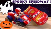 Disney Pixar Cars 3 Lightning McQueen in Spooky Speedway with Hot Wheels and Paw Patrol and Funny Funlings Race Full Episode English, A Spooky Challenge