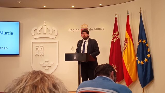 López Miras presenta el acuerdo de Presupuestos de la Comunidad para 2020