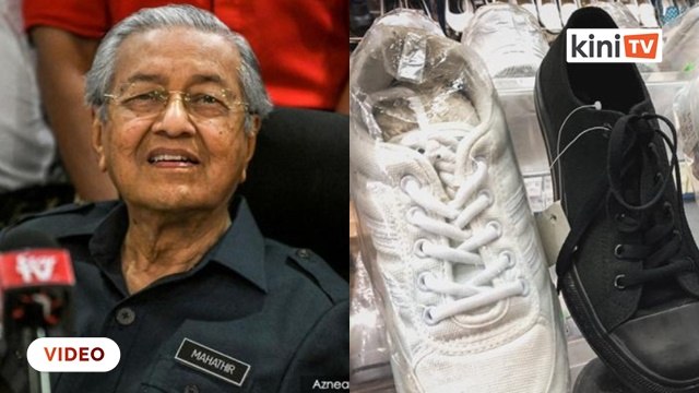 Pelajar sekolah boleh pakai kasut warna apa saja - Dr M