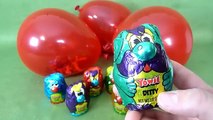 Yowie Surprise Eggs- Suprise Balloons- Yo Gabba Gabba, Frozen, Toy Story, Minnie Surprise Toys-