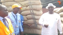 Le ministre de l'Agriculture, Kobenan Kouassi Adjoumani en visite de travail au port d'Abidjan
