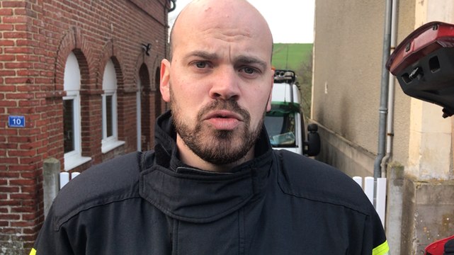 Opération coup de poing des officiers pompiers à Montreuil-en-Auge