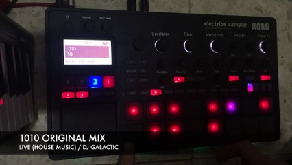 DJ Galactic - 1010 (Original mix) with Korg Electribe Sampler2