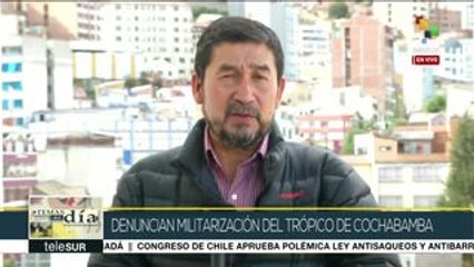 Bolivia: denuncian militarización de Cochabamba y Chimoré