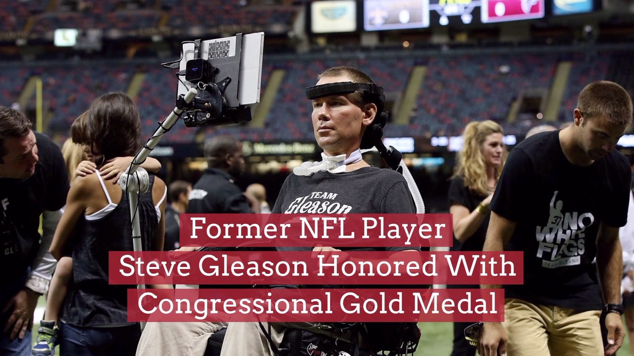 Steve Gleason Gets The Congressional Gold Medal