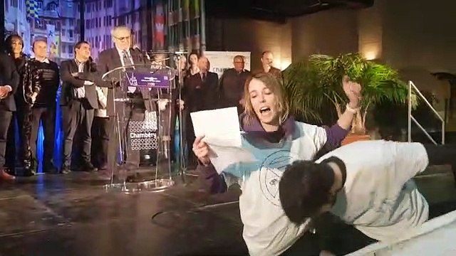 Chambéry : vœux perturbés pour le maire Michel Dantin