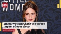 Emma Watson On Green Fashion