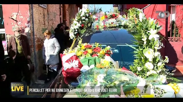 Ceremonia mortore e aktorit Xhevdet Ferri - Shqipëria Live, 17 Janar 2020