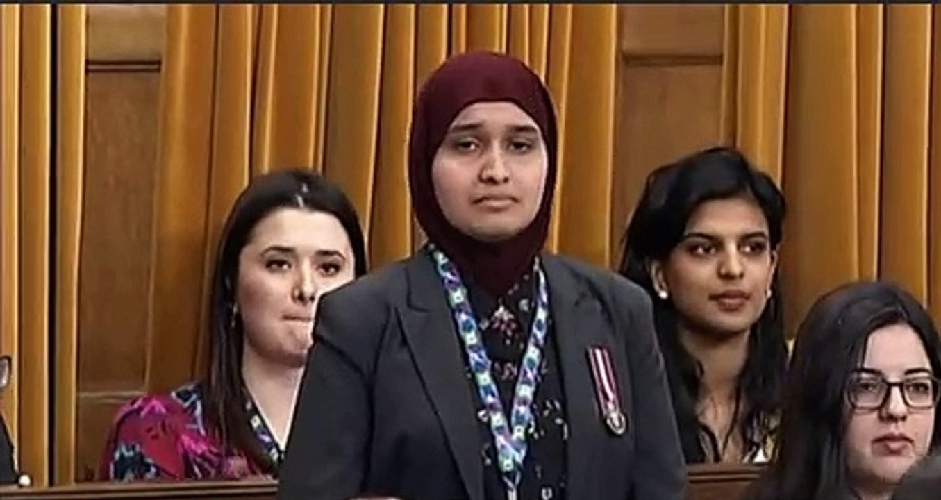 Muslim woman makes impassioned statement in House of Commons ! Islamicvideo in english