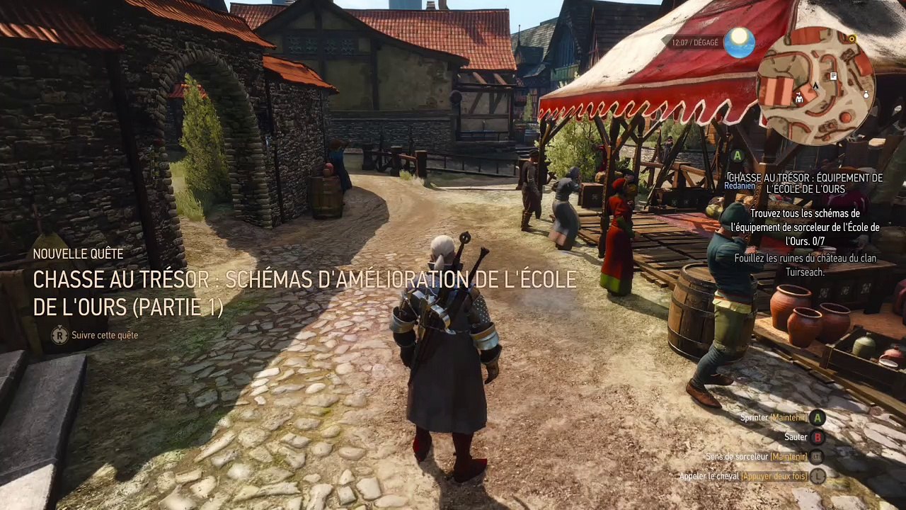 the witcher 3 l’école de l’ours