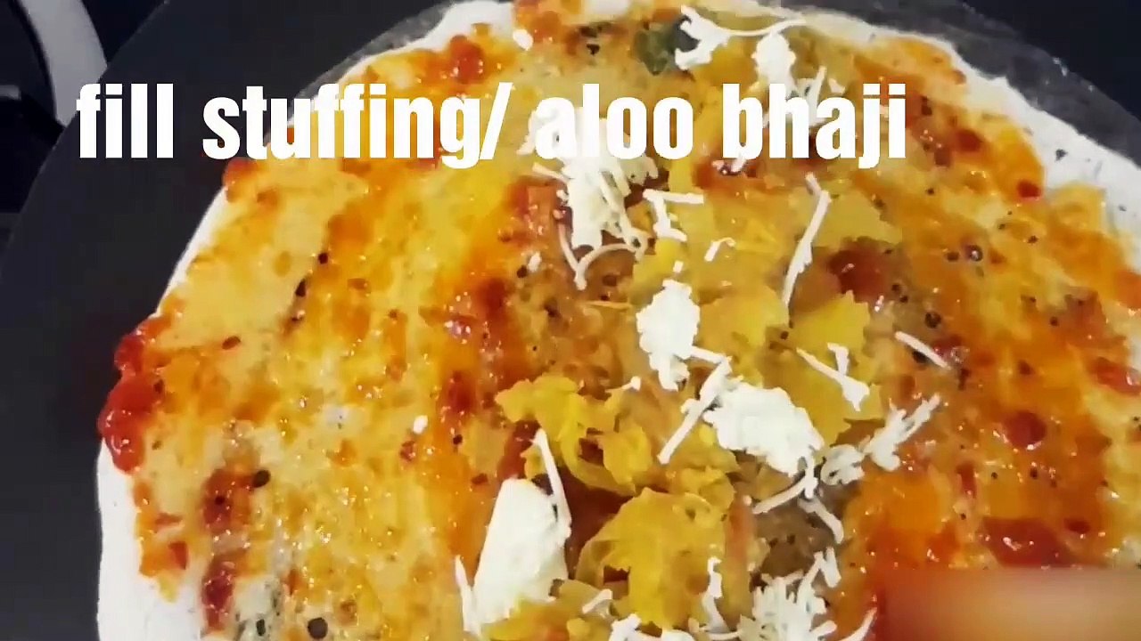 Dosa 4 ways-Schezwan cheese masala dosa-Cheese masala dosa-Masala dosa- Butter cheese dosa