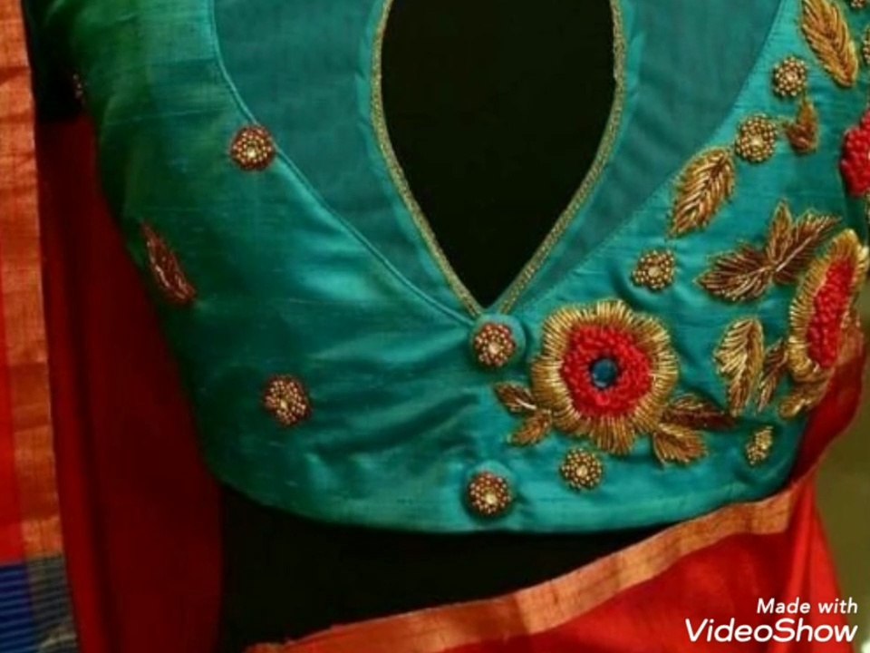 Latest back neck blouse design ideas