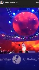 أصالة تشعل المسرح فى القرية العالمية بدبى