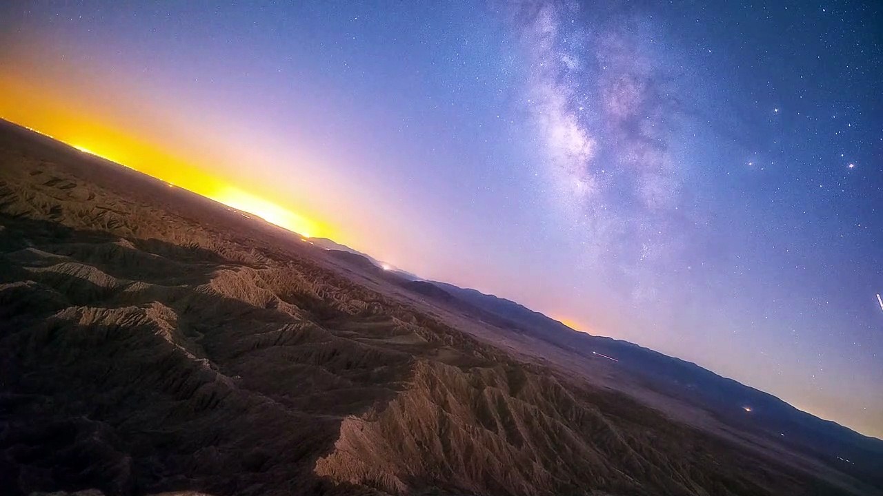 Stabilized-Sky Time-lapse Visualizes Earth's Rotation