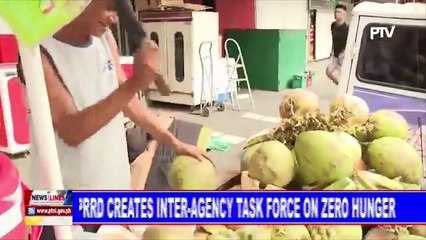PRRD creates inter-agency task force on zero hunger