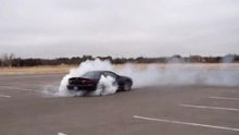 Camaro burnout - 1 min long!!!