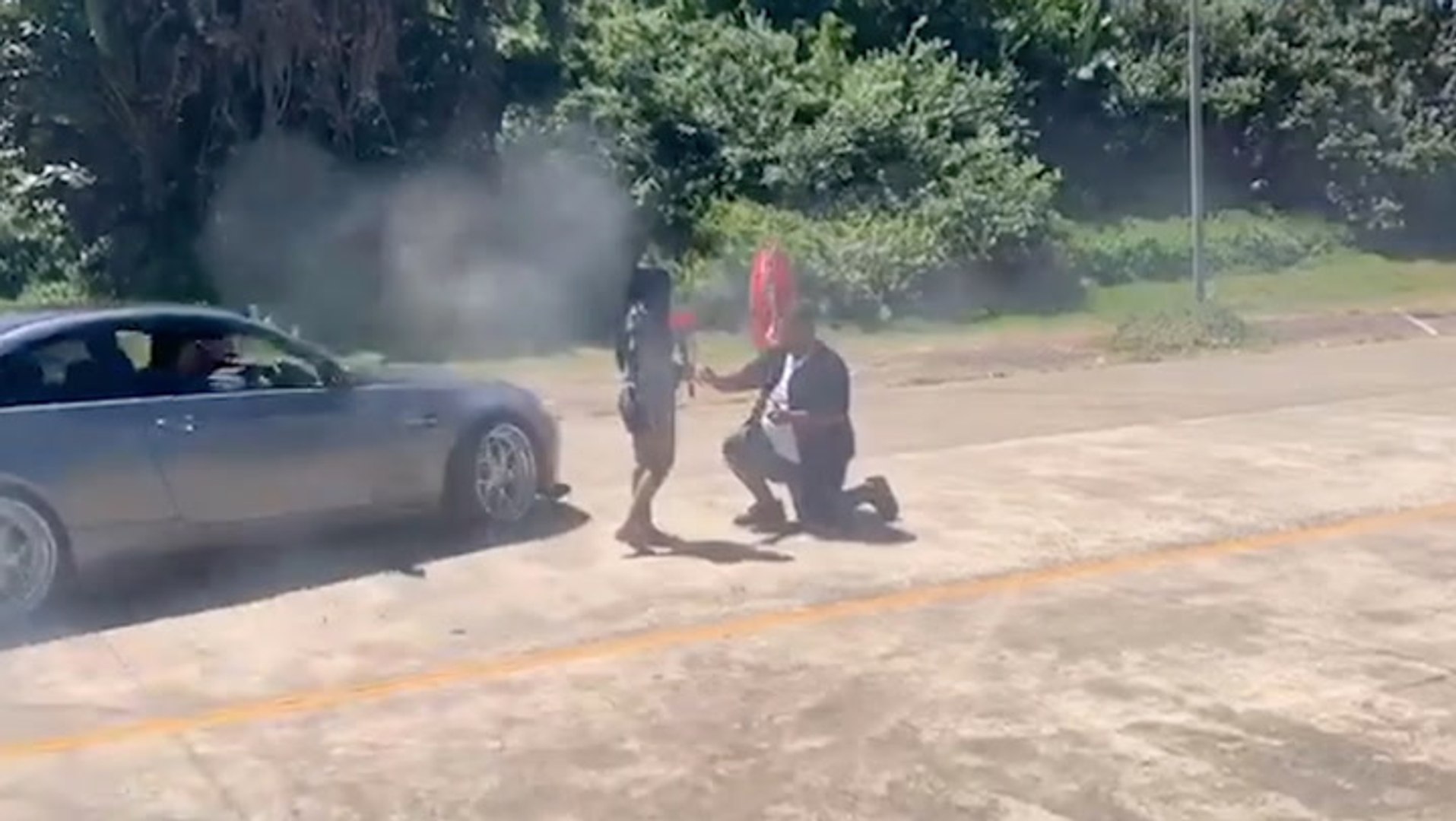 ⁣Action-Packed Proposal Gets Her Heart Racing