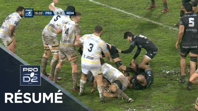 PRO D2 - Résumé Provence Rugby-Mont-de-Marsan: 15-20 - J17 - Saison 2019/2020