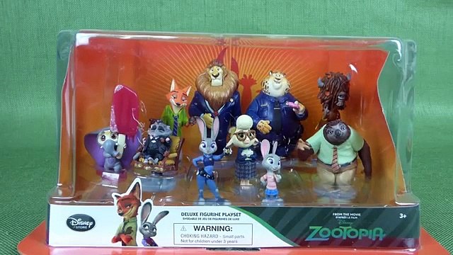 Zootopia Toys- Disney Zootopia Deluxe Figurine Playset with Judy Hopps and Nick Wilde Toys -