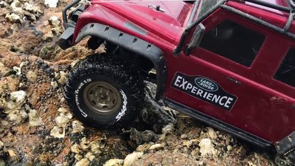 Traxxas TRX4 Defender Beach Rock Crawling