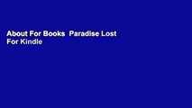 About For Books  Paradise Lost  For Kindle
