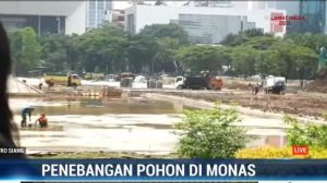 190 Pohon Ditebang untuk Revitalisasi Kawasan Monas