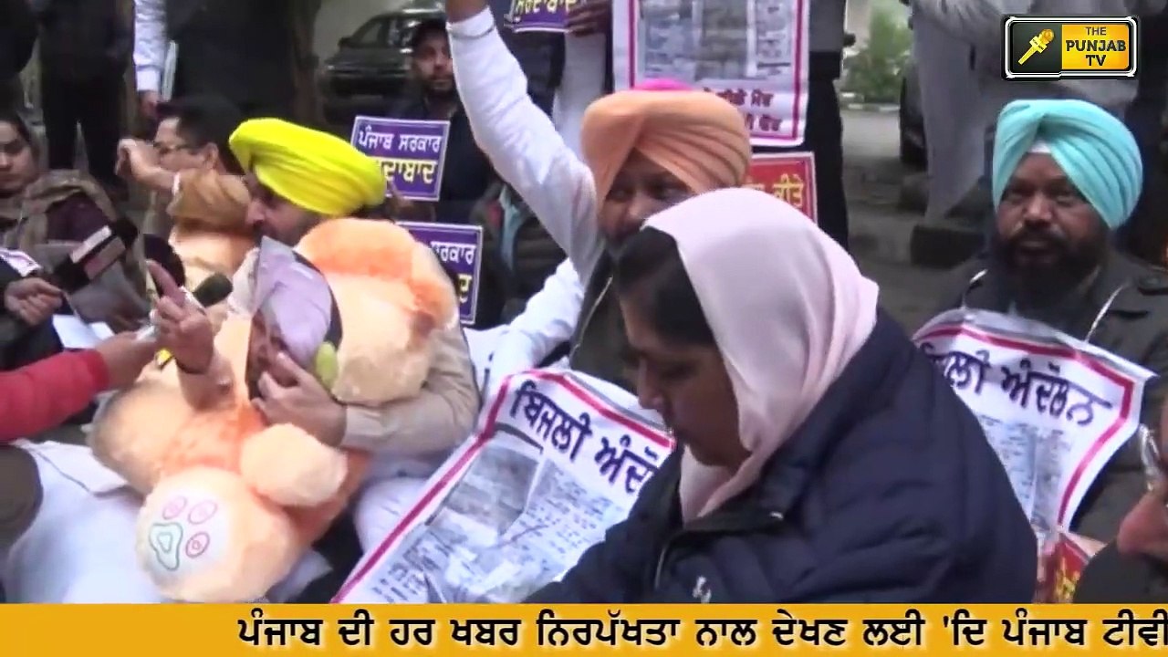 ਐਕਸ਼ਨ 'ਚ ਭਗਵੰਤ ਮਾਨ Aap president Bhagwant Mann in Vidhan Sabha
