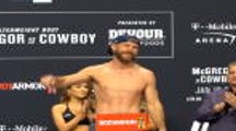 McGregor, Cerrone face-off in tense weigh-in
