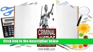 Full E-book  Criminal Justice: A Brief Introduction  Best Sellers Rank : #2