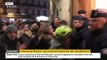 L'image de la nuit: Emmanuel et Brigitte Macron exfiltrés hier soir d'un théâtre Parisien où il se trouvaient, alors des des dizaines de manifestants tentaient de pénétrer dans les lieux