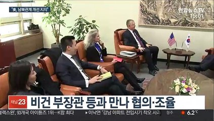 이도훈 "남북관계 개선, 美정부 지지 재확인"