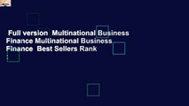 Full version  Multinational Business Finance Multinational Business Finance  Best Sellers Rank :