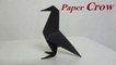 Simple Origami Crow | How to Make Crow with Paper | Easy Paper Craft Ideas | Origami Crow Making | DIY Paper Crafts