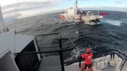 Edirne ege denizinde 22 göçmen son anda kurtarıldı